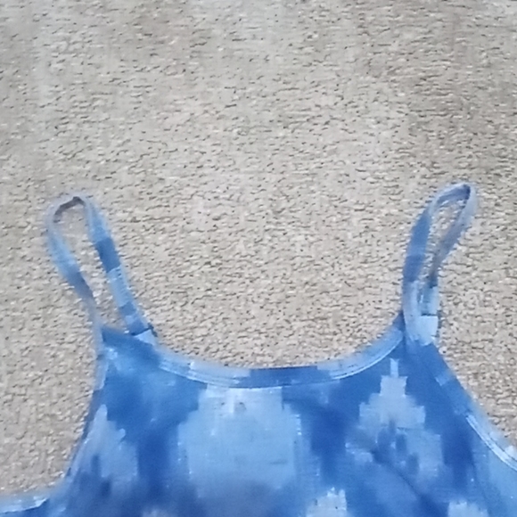Blue spageti strap sun dress - Picture 4 of 4